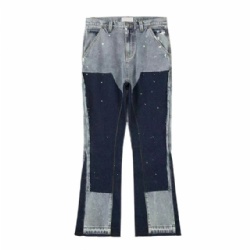2026 Designer Men Patchwork Jeans Flare Jeans for Men Customized