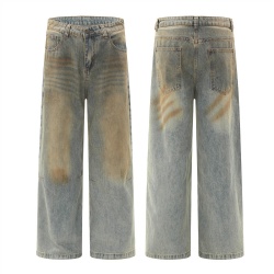 Factory Price Rust Washed Men s Jeans Customzed