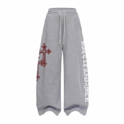 Factory Price High Quality Men's Printed Sweat Pants Drawstring Knit Pants Customized