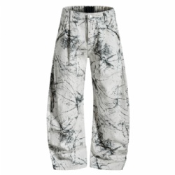 2026 Factory Price Full Printed Men Jeans High Street Men's Jeans Customized