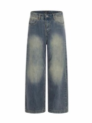 2026 Classic Men Jeans Straight Leg Vintage Jeans for Men