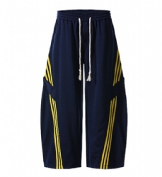 Factory Supplier Mens Baggy Sweat Pants With Stripes