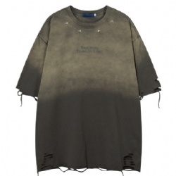 2025 Mens Ripeed Vintage Washed Men T-shirts Customized