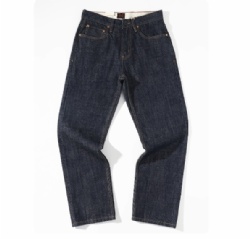 2025 Mens Selvedge Denim Straight Leg Full Length Jeans for Men