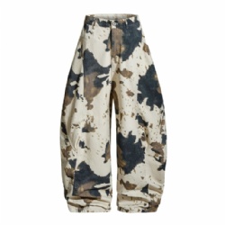 2025 Men Cotton Full Printed Men Jeans Baggy Hip Hop Jeans for Men