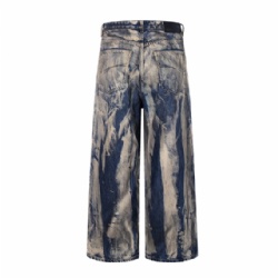 High Street Heavy Washed Men Jeans Loose Cut Jeans for Men