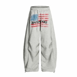 High Quality Printed Men's Sweat Pants Drawstring Men's Loose Jogger Pants